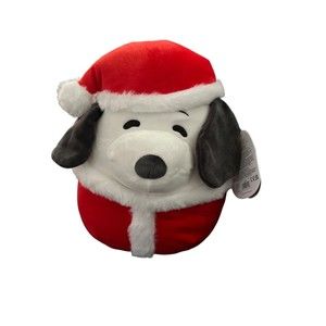 Kellytoy Squishmallow Snoopy Peanuts 8" Plush NEW Holiday Christmas 2022